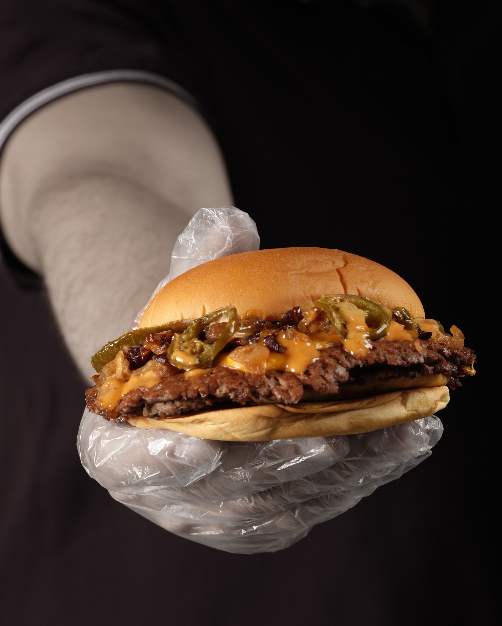 Burger close-up